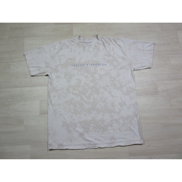 Taylor Swift Tops - Taylor Swift T Shirt Taylor's Version Oversized Graphic (L/XL) Tie Dye Distress